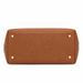 Zalvia Women’s Chestnut Crescent-Lock Hobo Handbag