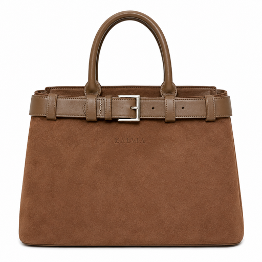 Suede-Look Handbag