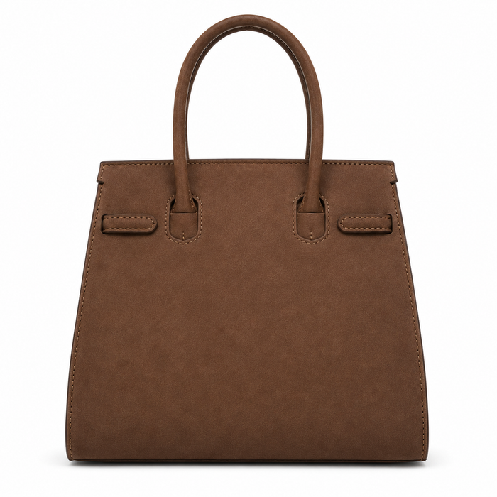 Drawcord Frame Tote Handbag