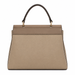 Zalvia Women’s Taupe and Brown Handbag