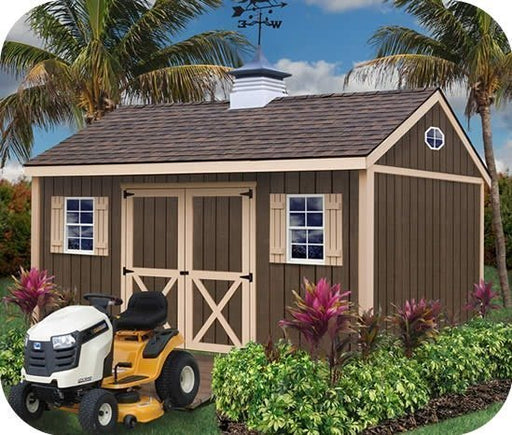 Brookfield 16×12 Wood Storage Shed Kit – ALL Pre-Cut