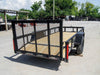 5×12 Powder Coated Dovetail Utility Trailer 3500lb Axle