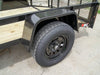 5×8 Powder Coated Dovetail Utility Trailer Single 3,500lb Axle