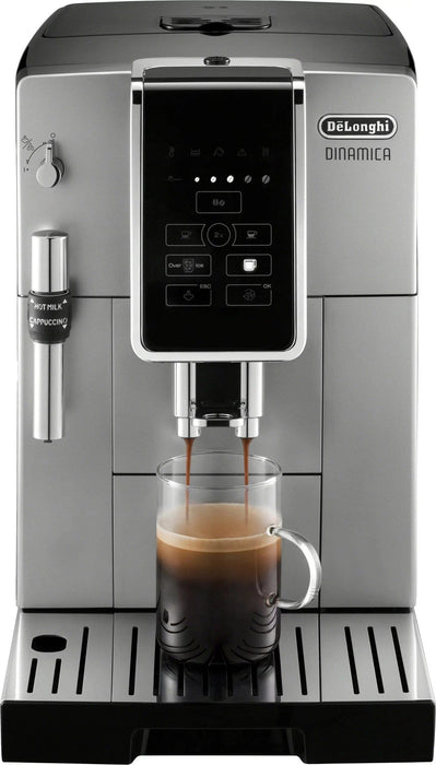 De’Longhi – Dinamica TrueBrew Over Ice Fully Automatic Coffee and Espresso Machine- Chrome and Black
