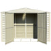 DuraMax 10.5ft x 2.75ft SidePro Vinyl Shed with Foundation Kit