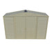 DuraMax 10.5ft x 2.75ft SidePro Vinyl Shed with Foundation Kit