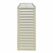 DuraMax 10.5ft x 2.75ft SidePro Vinyl Shed with Foundation Kit