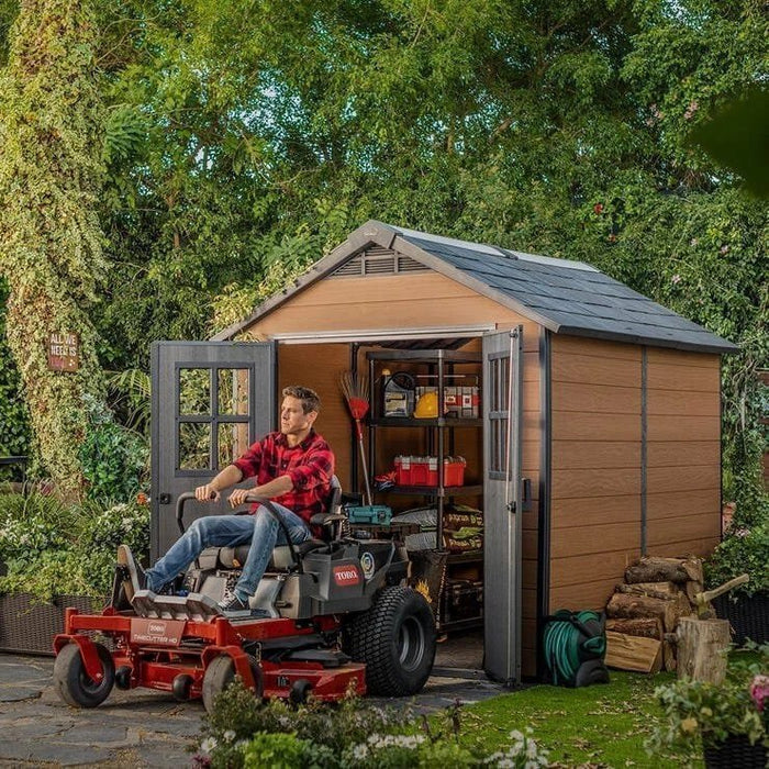 Keter Newton 7ft 6″ x 9ft 5″ (2.3 x 2.9m) Storage Shed