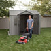Lifetime 10ft x 8ft Rough Cut Outdoor Storage Shed