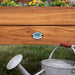 Raised planter 100% authentic teak wood