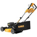 21 in. 20-Volt Cordless Electric Manual Walk Behind Self Propelled Mower with Two 12 Ah Flexvolt Batteries and Charger