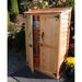 4 ft. W x 2 ft. D Garden Chalet Cedar Wood Tool Shed