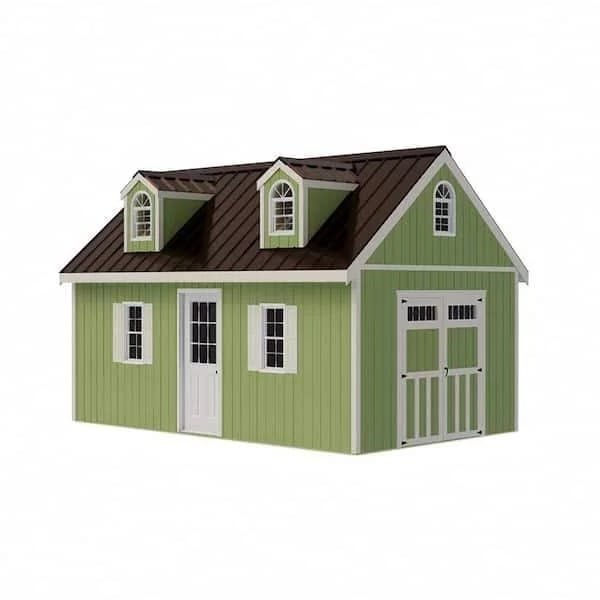 Best barns Hampton 12×24 Wood Storage Shed Kit Installation Included