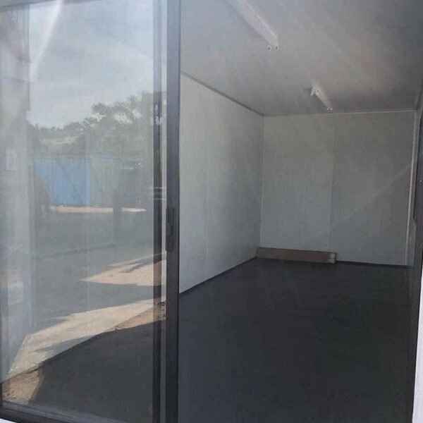10Ft Class B, Shipping Container With Glass Door And Window
