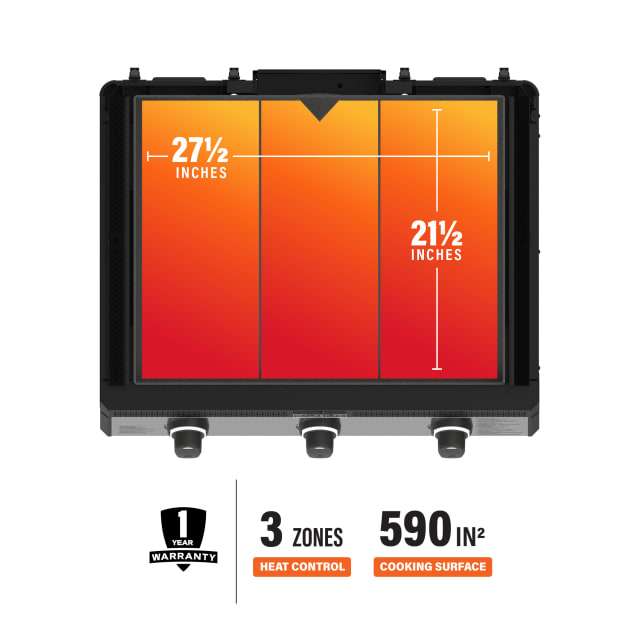 Griddle Island w/28" XL Premium Built in Griddle - KY23002