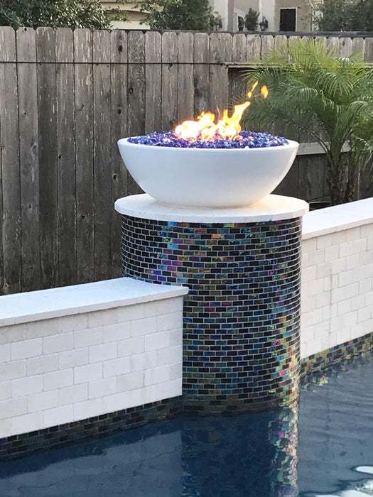 27" Sedona Powder Coated Fire Bowl- OPT-27RPCFO - CozeeFlames.com