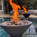 24" Cazo Fire Bowl- GRFC Concrete- OPT-24RFO - CozeeFlames.com