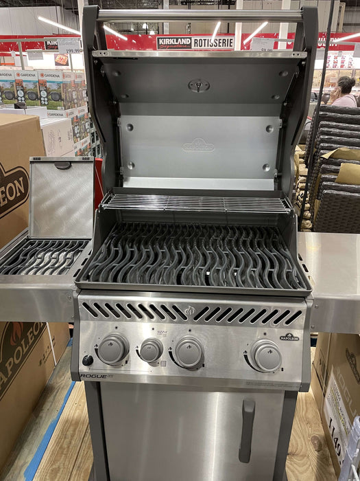 Napoleon Rogue XT 425 SIB Freestanding Gas Grill with Infrared Side Burner - CozeeFlames.com