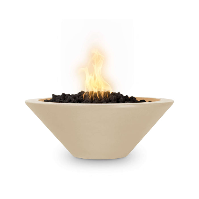 24" Cazo Fire Bowl- GRFC Concrete- OPT-24RFO - CozeeFlames.com