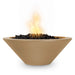 24" Cazo Fire Bowl- GRFC Concrete- OPT-24RFO - CozeeFlames.com