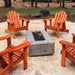 The Outdoor Plus- Coronado Wood Grain Fire Pit - 72" - CozeeFlames.com