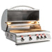 Blaze Premium LTE 32-Inch 4-Burner Built-In Gas Grill With Rear Infrared Burner & Grill Lights - BLZ-4LTE2-NG/LP - CozeeFlames.com