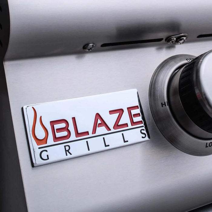 Blaze Premium LTE Marine Grade 32-Inch 4-Burner Built-In Gas Grill With Rear Infrared Burner & Grill Lights - BLZ-4LTE2MG-LP/NG - CozeeFlames.com