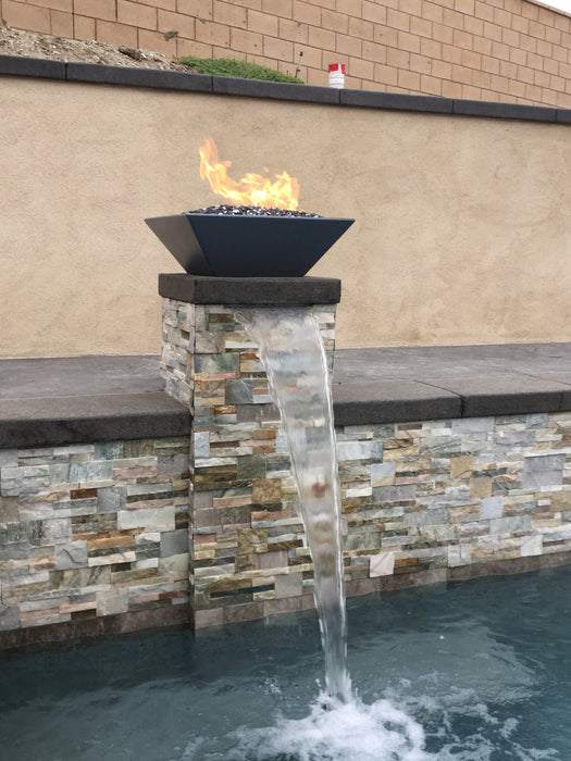 24" Maya GFRC Fire Bowl- OPT-24SFO - CozeeFlames.com