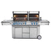 Napoleon Prestige PRO 825 Freestanding Gas Grill with Infrared Rear Burner, Double Infrared Sear Burner & Side Burner and Rotisserie Kit - CozeeFlames.com