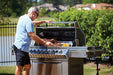 Napoleon Prestige PRO 665 Freestanding Gas Grill with Infrared Rear Burner and Infrared Side Burner and Rotisserie Kit - CozeeFlames.com