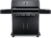 Napoleon Rogue XT 625 SIB FreestandingGas Grill with Infrared Side Burner - Black - CozeeFlames.com