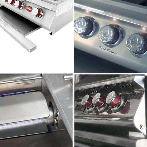 Cal Flame Top Gun™ 5-Burner Convection Grill- BBQ18875CTG - CozeeFlames.com