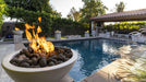 60" Sedona Concrete Narrow Ledge Fire Pit- OPT-SED60 - CozeeFlames.com