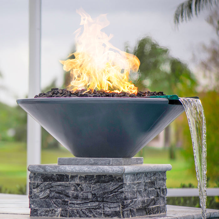 24" Cazo Fire and Water Bowl - CozeeFlames.com