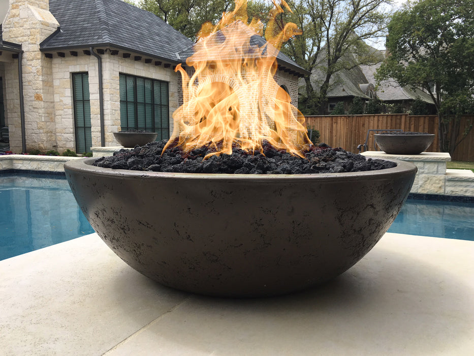 27" Sedona GFRC Fire Bowl- OPT-27RFO - CozeeFlames.com