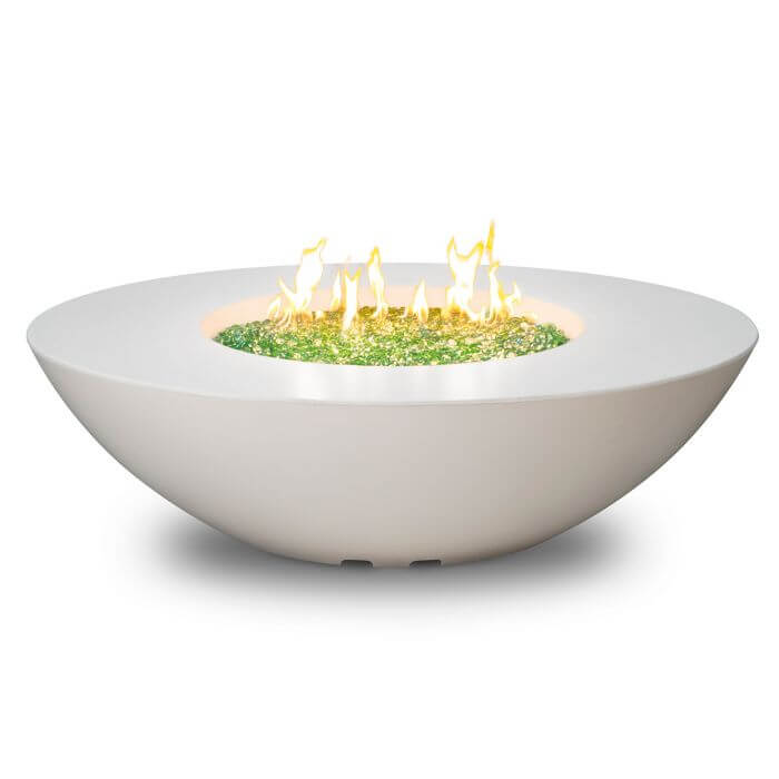 American Fyre Designs- Calais Oval Fire Table- 759-xx-11-M4xC - CozeeFlames.com