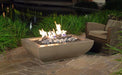 American Fyre Designs- 50"x30" Bordeaux Rectangle Fire Bowl- 435-xx-11-M4xC - CozeeFlames.com