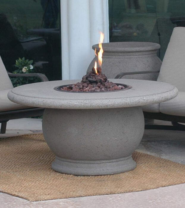 American Fyre Design- Amphora Fire Table- 610-SM-11-M2xC - CozeeFlames.com