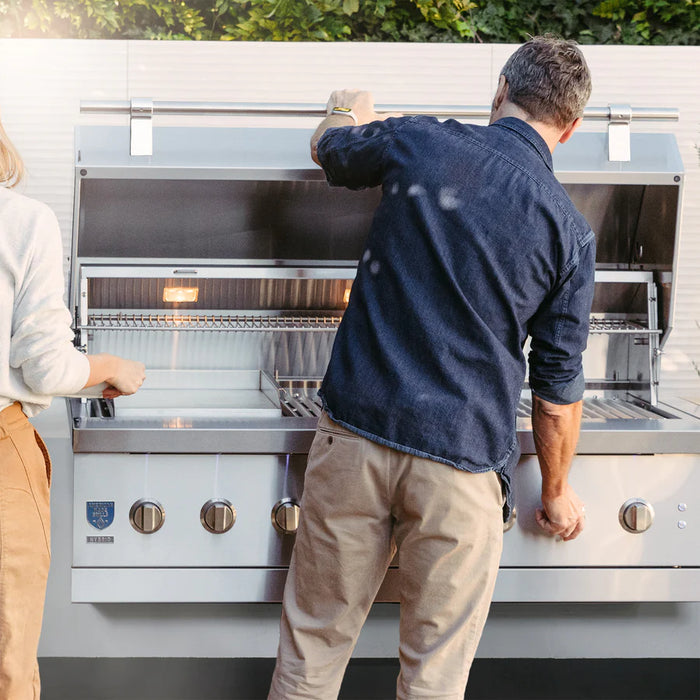 American Made Grills - Built-In Encore 54" Hybrid Gas Grill- ENC54-NG/LP - CozeeFlames.com
