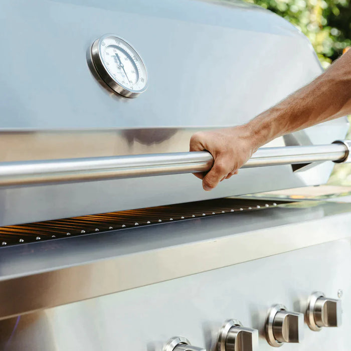 American Made Grills - Freestanding Muscle 54" Hybrid Gas Grill -MUSFS54-NG/LP - CozeeFlames.com