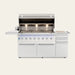 American Made Grills - Freestanding Encore 54" Hybrid Gas Grill -ENCFS54-NG/LP - CozeeFlames.com
