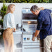 American Made Grills - Freestanding Encore 36" Hybrid Gas Grill -ENCFS36-NG/LP - CozeeFlames.com