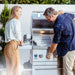 American Made Grills - Freestanding Encore 54" Hybrid Gas Grill -ENCFS54-NG/LP - CozeeFlames.com
