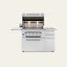 American Made Grills - Freestanding Muscle 36" Hybrid Gas Grill - MUSFS36-NG/LP - CozeeFlames.com
