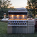 American Made Grills - Freestanding Muscle 54" Hybrid Gas Grill -MUSFS54-NG/LP - CozeeFlames.com