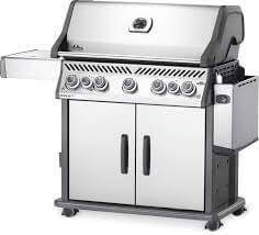 Napoleon Rogue SE 625 RSIB Freestanding Gas Grill with Infrared Rear & Side Burners - Stainless Steel - CozeeFlames.com