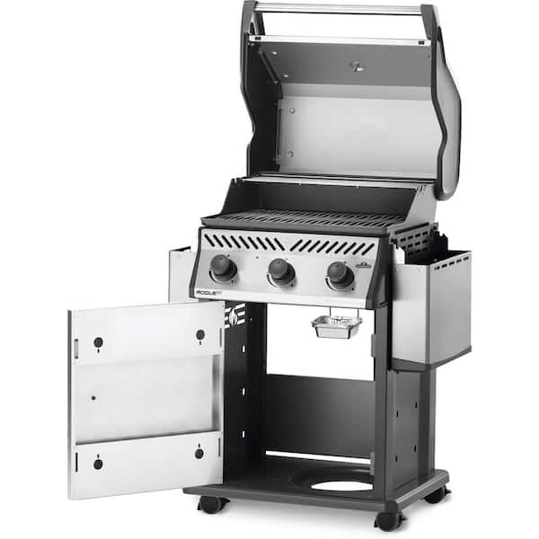 Napoleon Rogue XT 425 SIB Freestanding Gas Grill with Infrared Side Burner - CozeeFlames.com