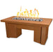 TOP Fires by The Outdoor Plus OPT-ALMCS Alameda Linear Corten Steel Gas Fire Table - CozeeFlames.com