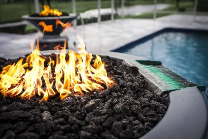 24" Cazo Fire and Water Bowl - CozeeFlames.com