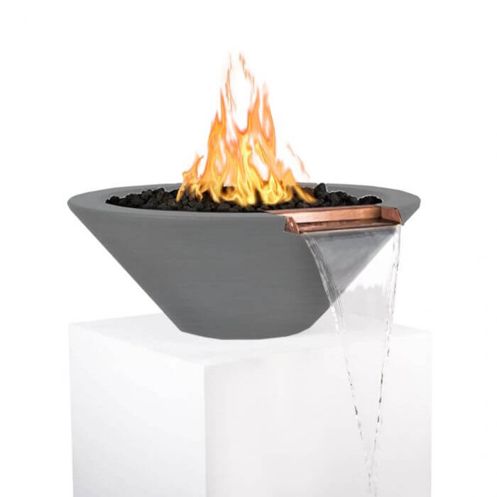 24" Cazo Fire and Water Bowl - CozeeFlames.com